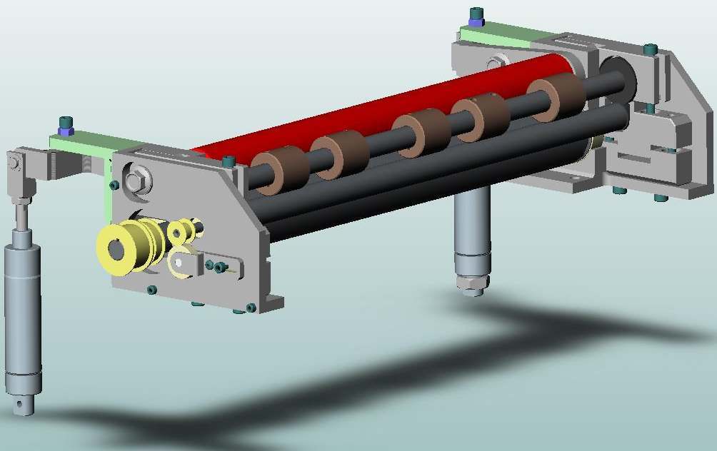 Fully adjustable Roller Assembly off carton printing machine